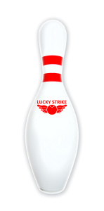 LS-158-001 Кегли Lucky Strike Glow Pins (набор 10 штук)